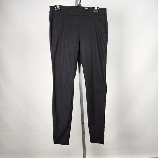 RW & Co. Black Slim Leg Pull On Dress Pants Size XL