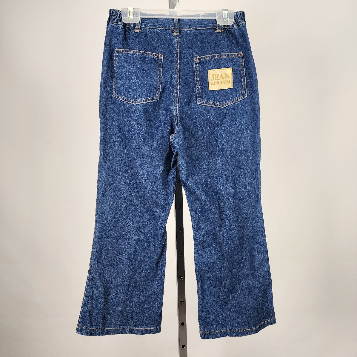 Jean Kingdom Blue Wide Leg Cropped Denim Capri Pants Size S – DYL