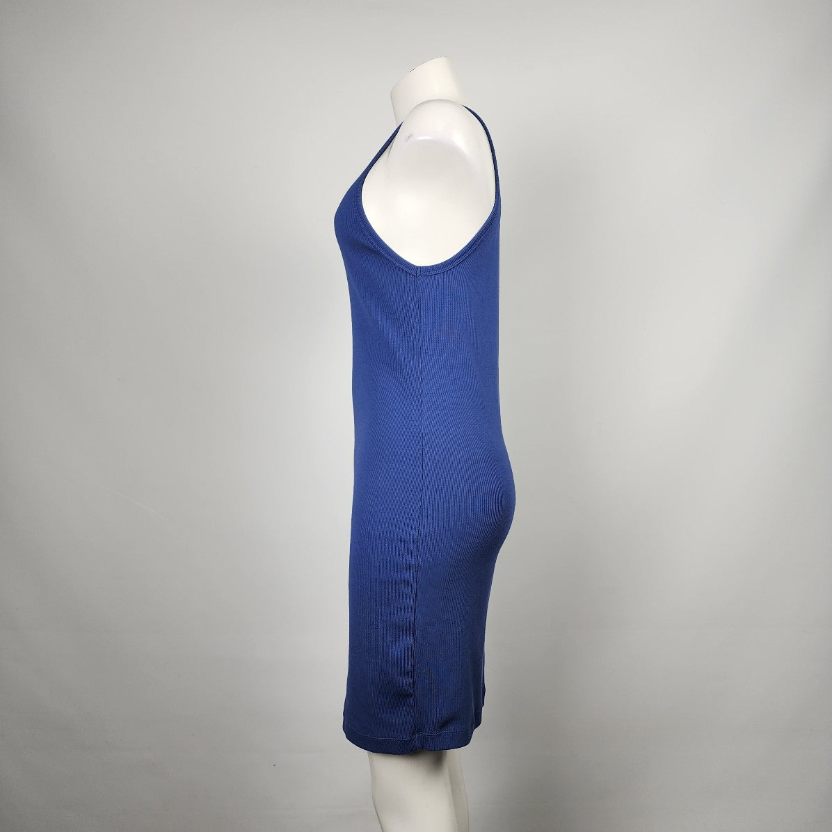 Old Navy Blue Rib Knit Bodycon Dress Size M