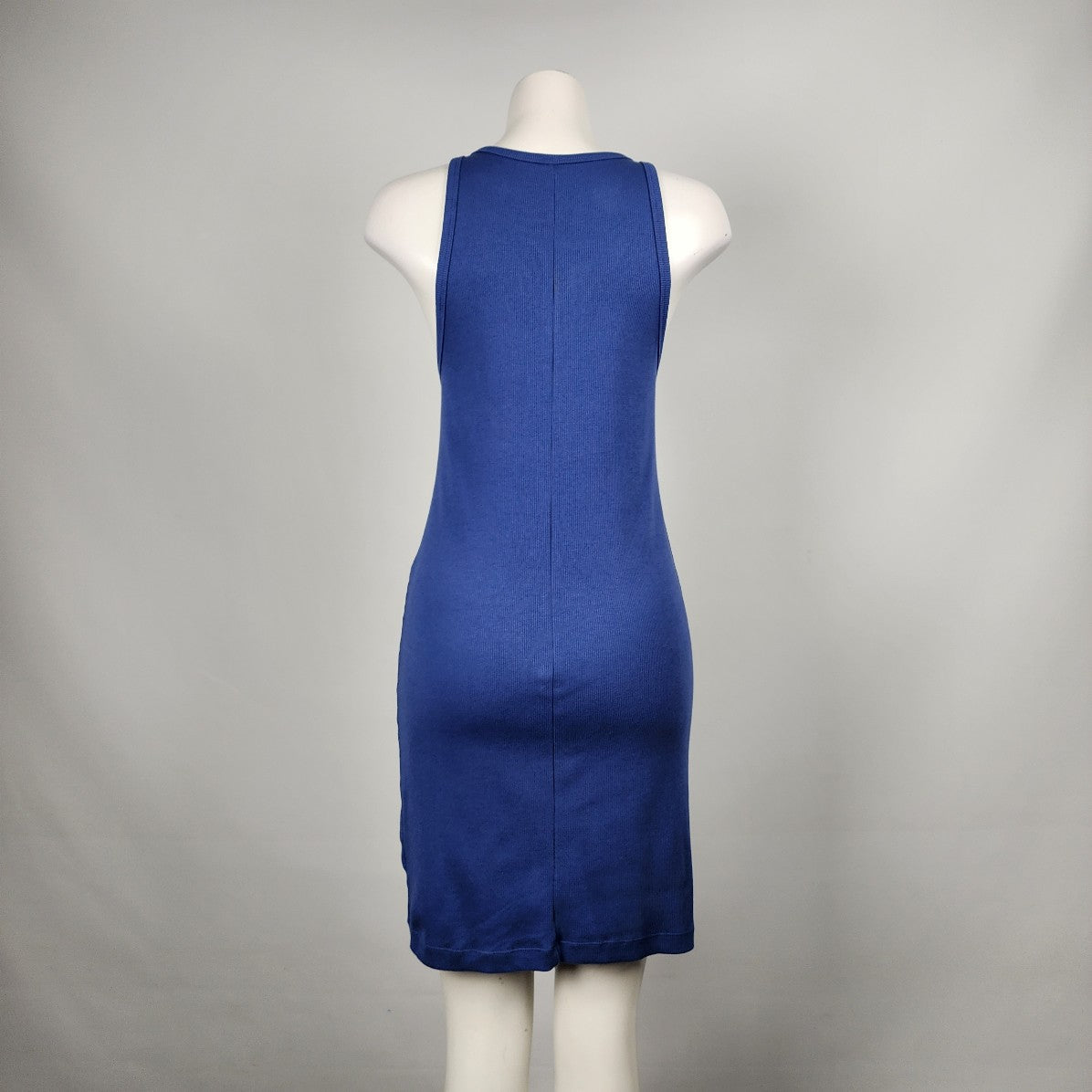Old Navy Blue Rib Knit Bodycon Dress Size M