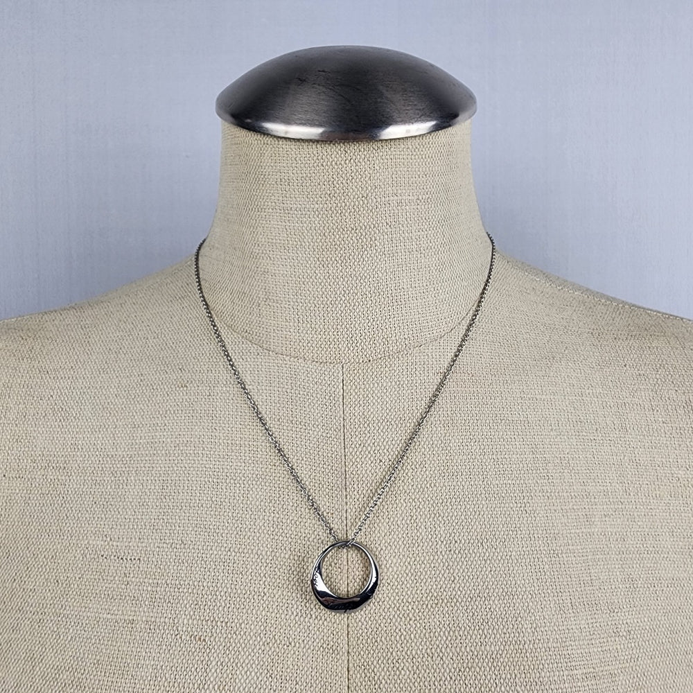HMK Lic Stainless Steel Love Laugh Sister Pendant Necklace