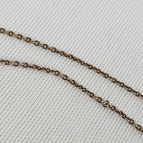 Stella & Dot Gold Tone Coral Long Pendant Necklace