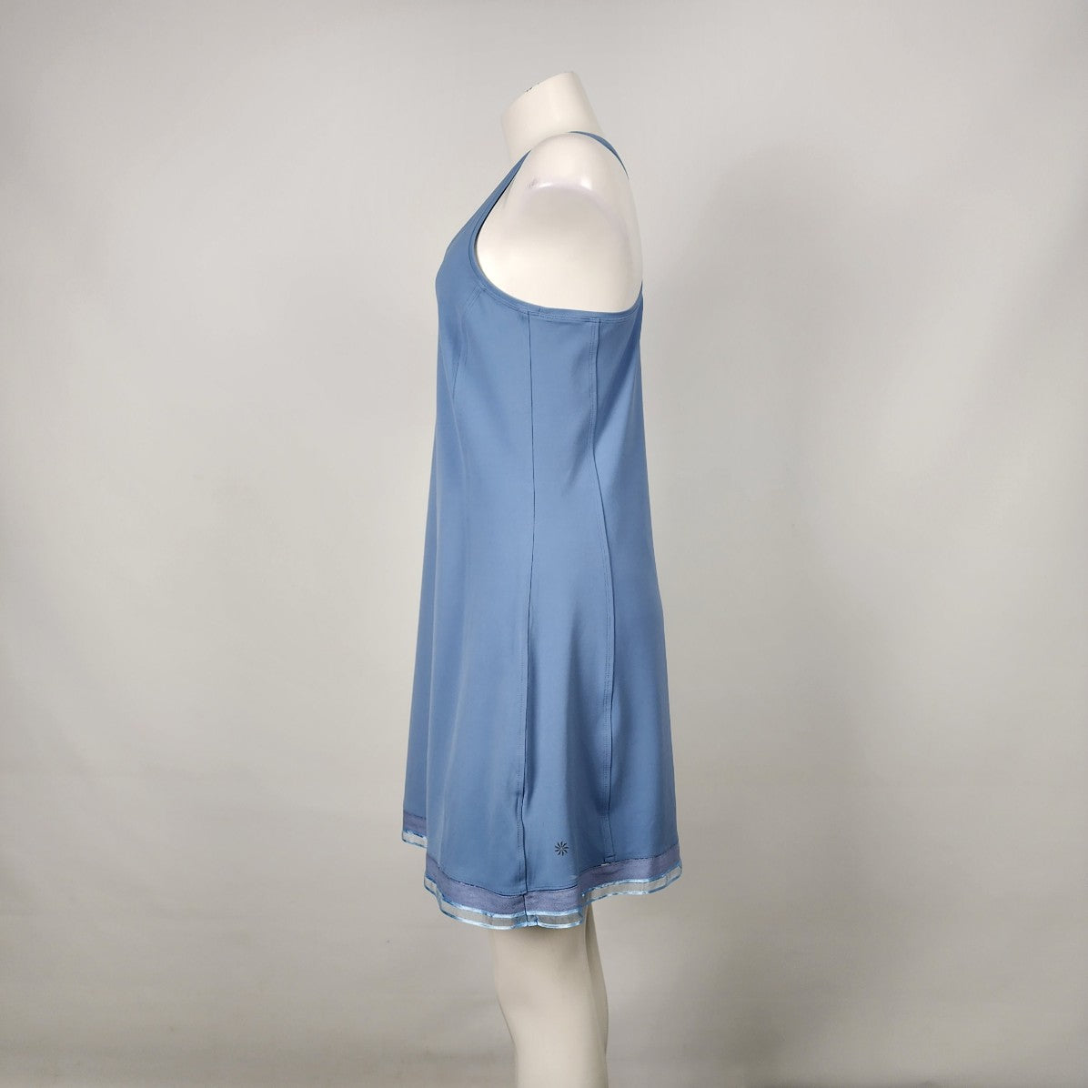 Athleta Blue On My Way Halter Dress Size L