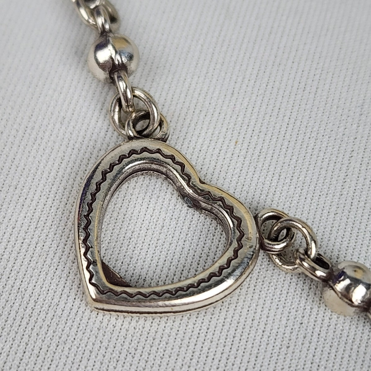 Brighton Silver Tone Three Heart Necklace