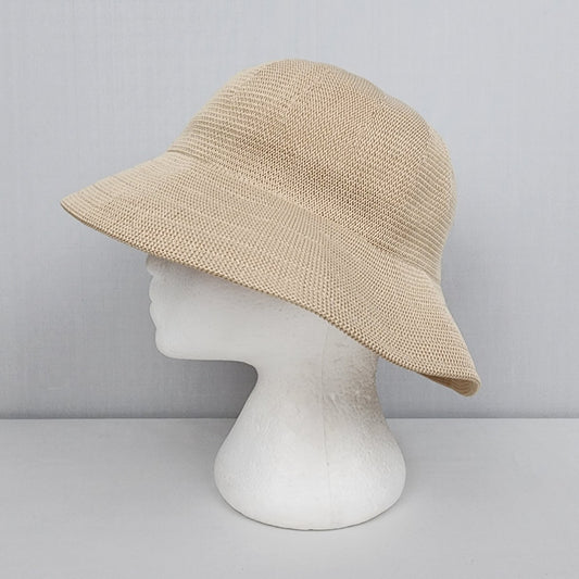 Parkhurst Cream Woven Bucket Hat