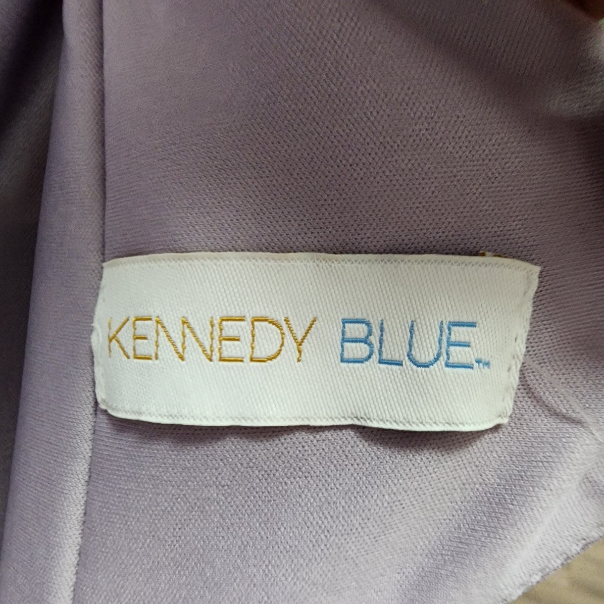 Kennedy Grey Purple Front Slit Bridesmaid Event Dress Size 10