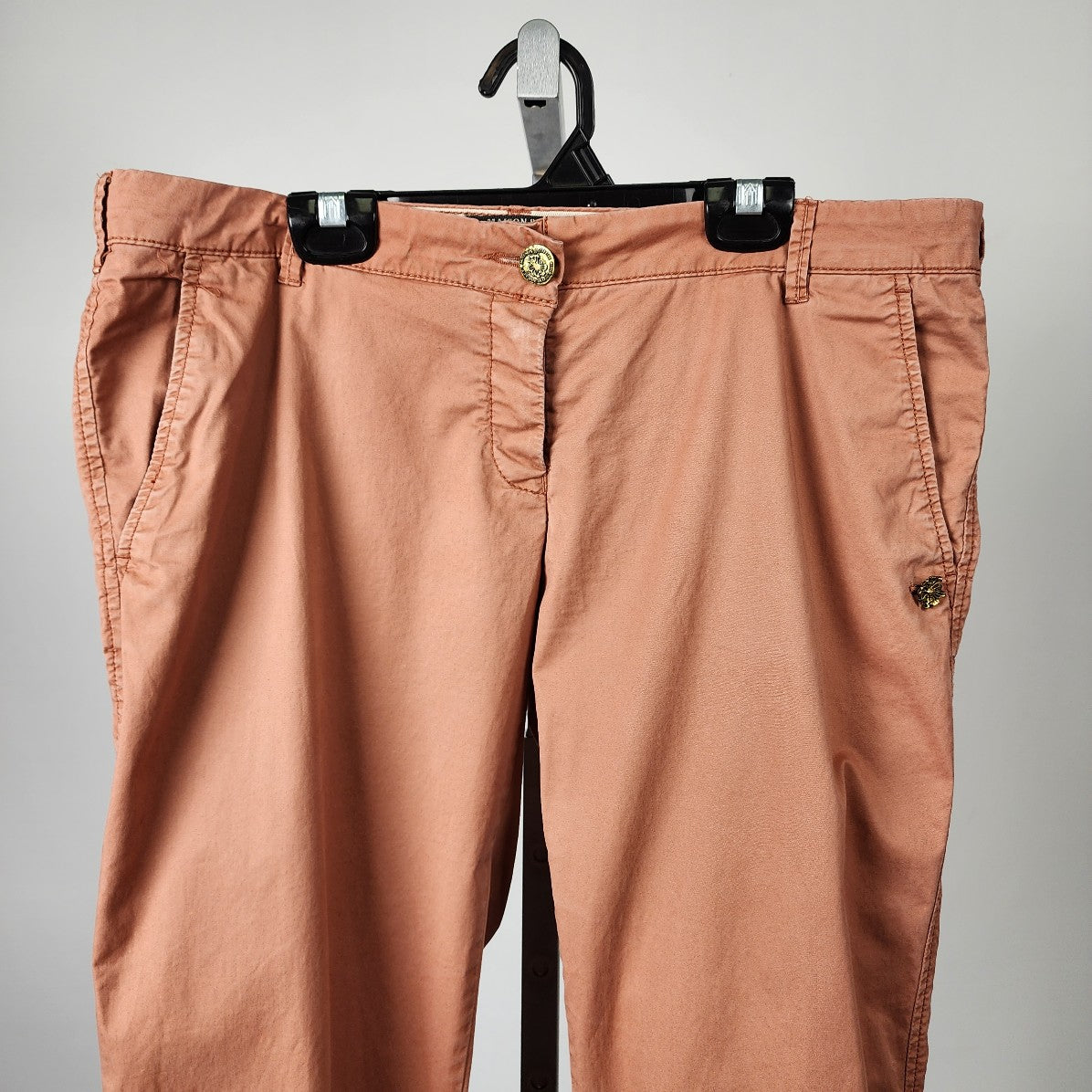Maison Scotch Brown Cotton Blend Straight Leg Pants Size 31/32