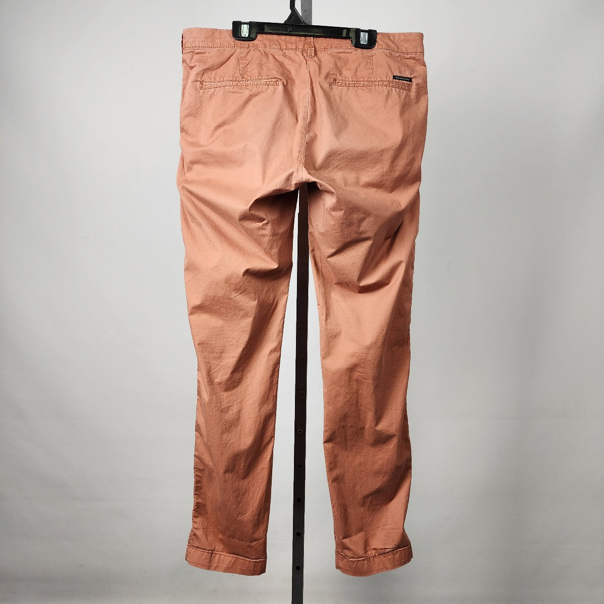 Maison Scotch Brown Cotton Blend Straight Leg Pants Size 31/32