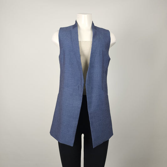 Willow & Thread Blue Suit Vest Size 10