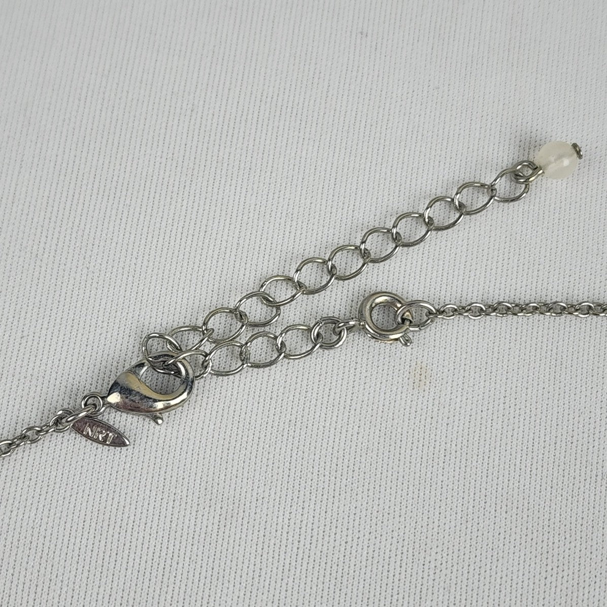 Vintage Avon NRT Silver Tone Colorful Butterfly Pendant Necklace
