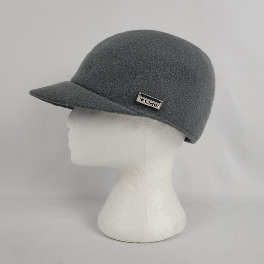 Kangol Grey Wool Cabbie Hat