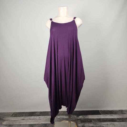 Purple Balloon Sleeveless Jumpsuit Size XL
