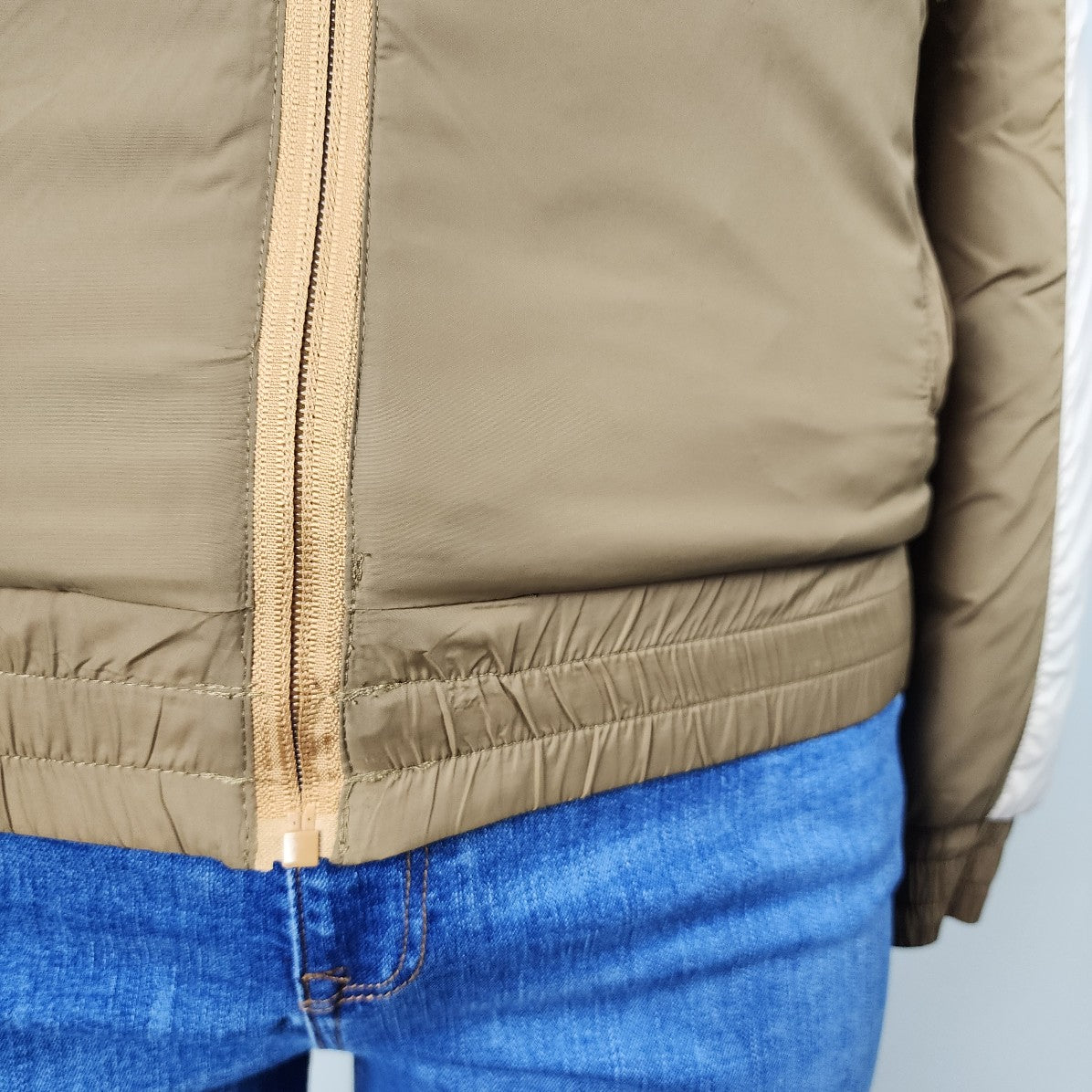 Zyia Active Brown Color Block Reversible Fleece Winter Jacket Size XL/XXL
