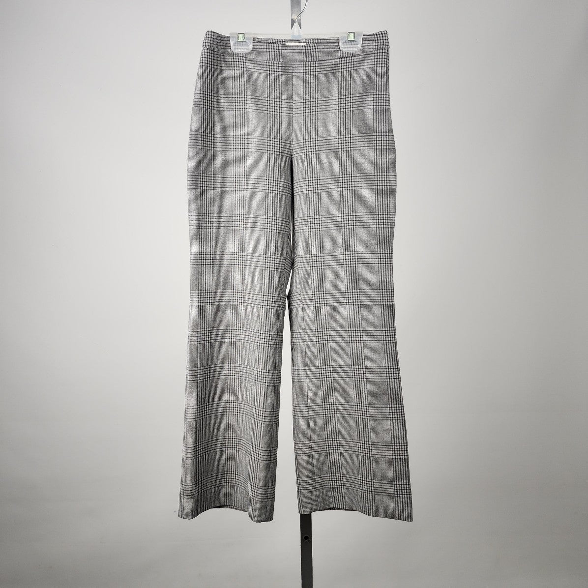 Wilfred Plaid High Waist Wide Leg Crop Pants Size 2