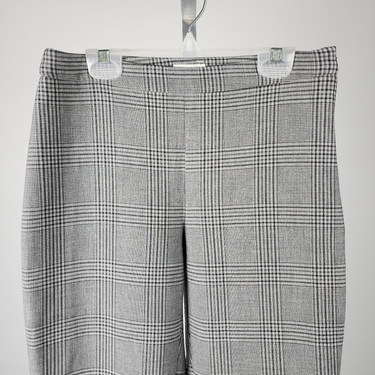 Wilfred Plaid High Waist Wide Leg Crop Pants Size 2