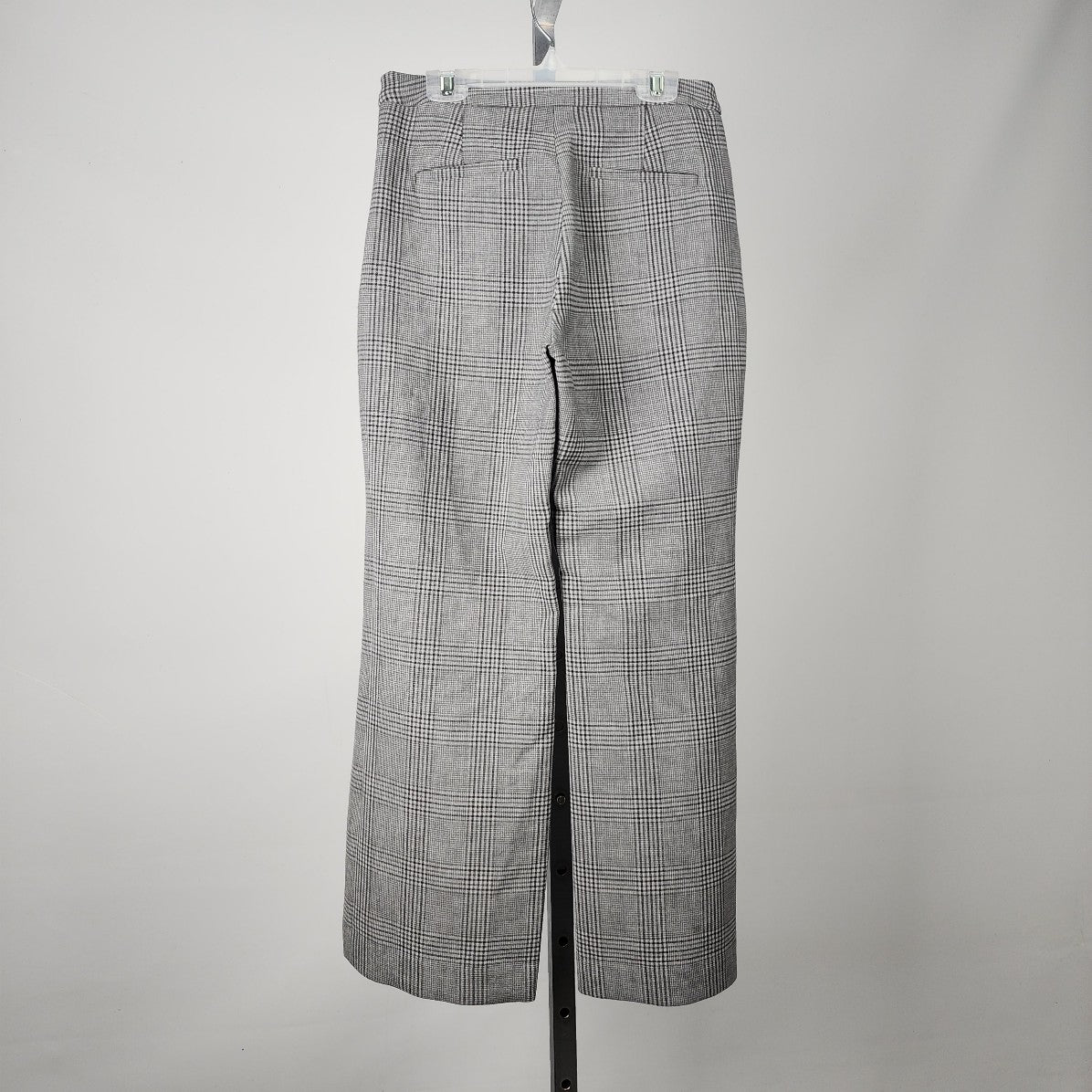 Wilfred Plaid High Waist Wide Leg Crop Pants Size 2