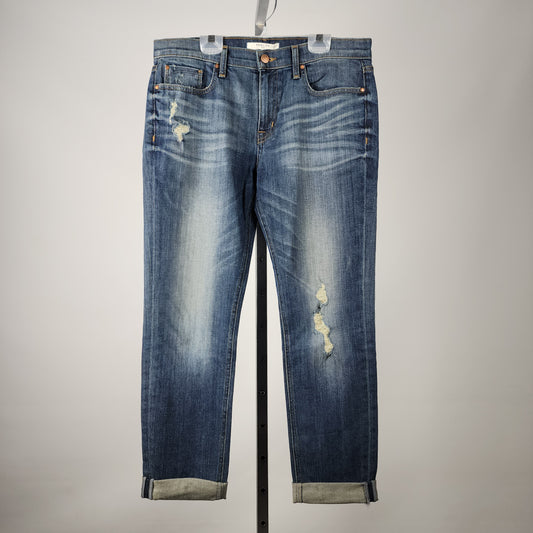 Fidelity Artisan Blue AXL Girlfriend Jeans Size 29