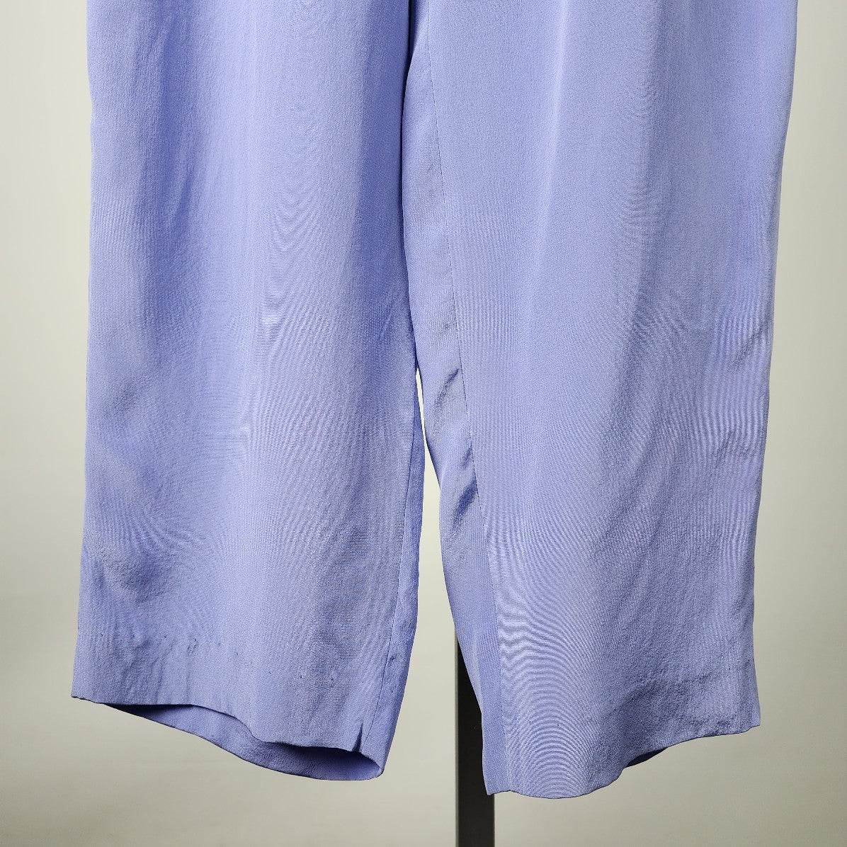 Vintage Principles Blue Silk Trouser Pants Size S