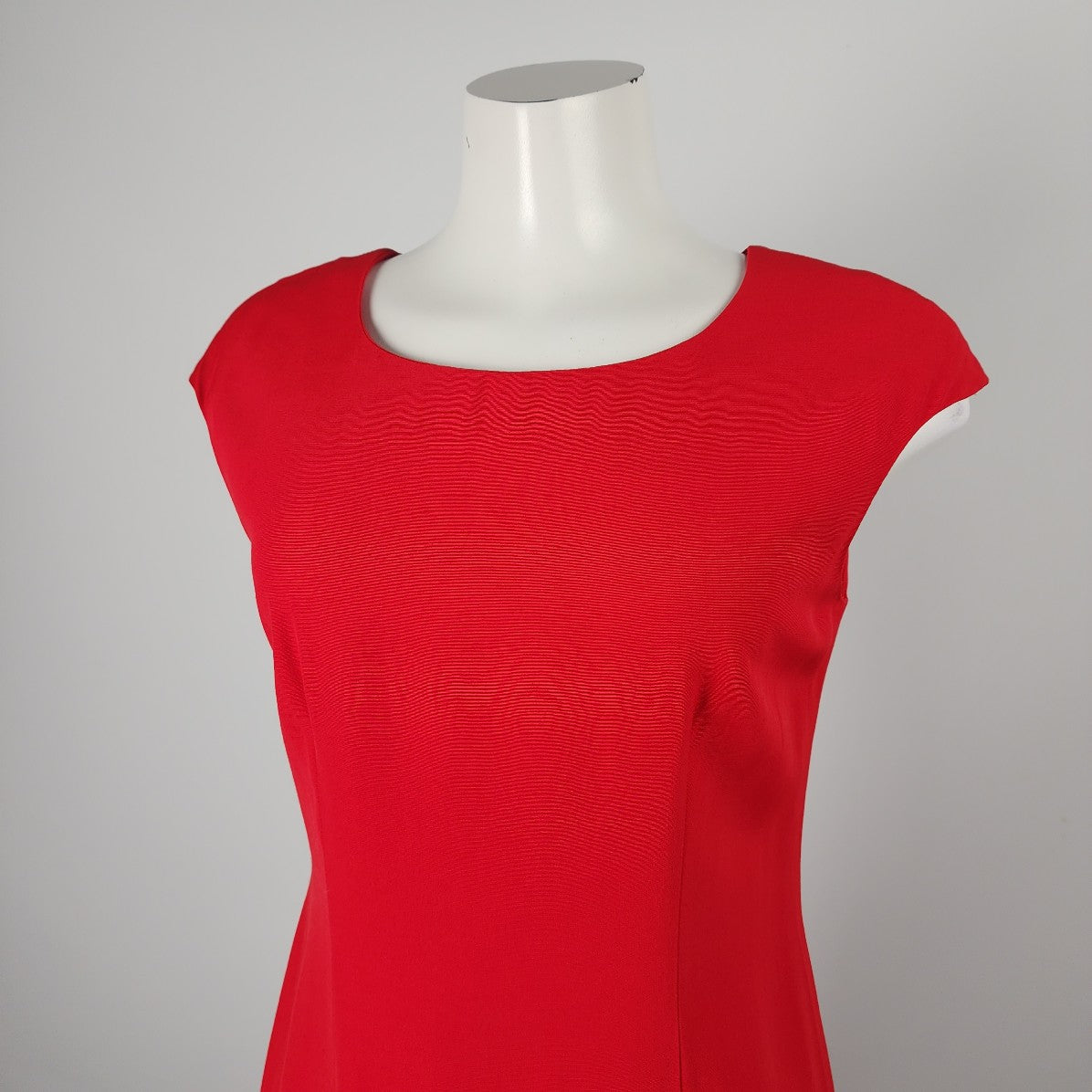 Vintage Sophisticate Red Sheath Dress Size 6