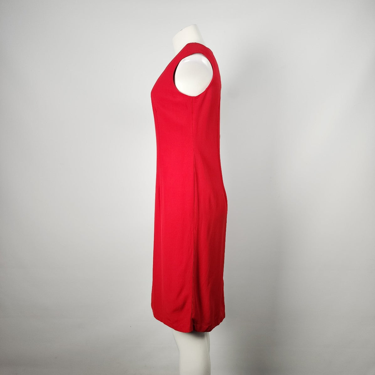 Vintage Sophisticate Red Sheath Dress Size 6