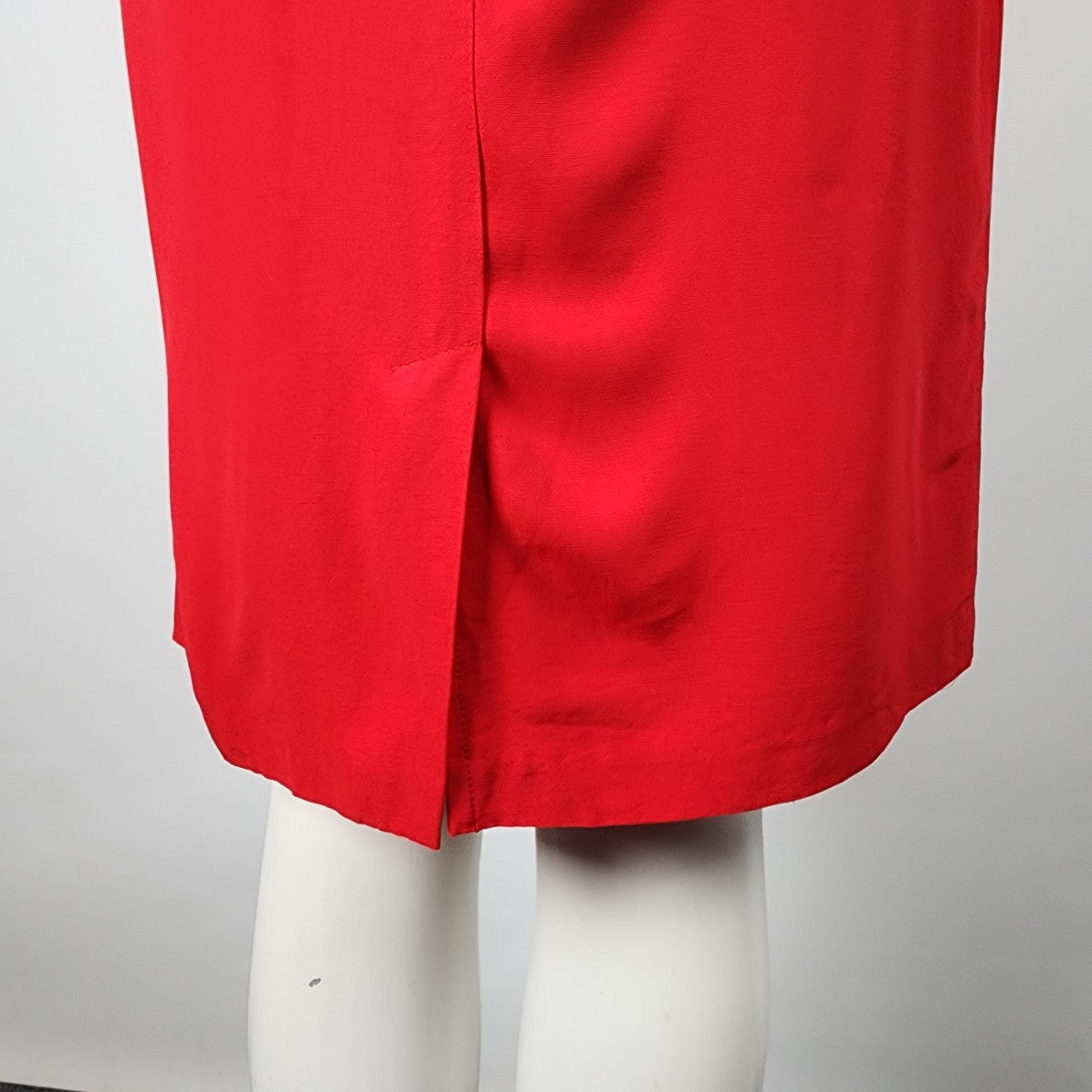 Vintage Sophisticate Red Sheath Dress Size 6