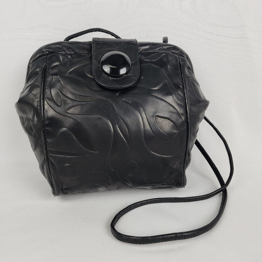Vintage Mimo Sacs Black Leather Purse