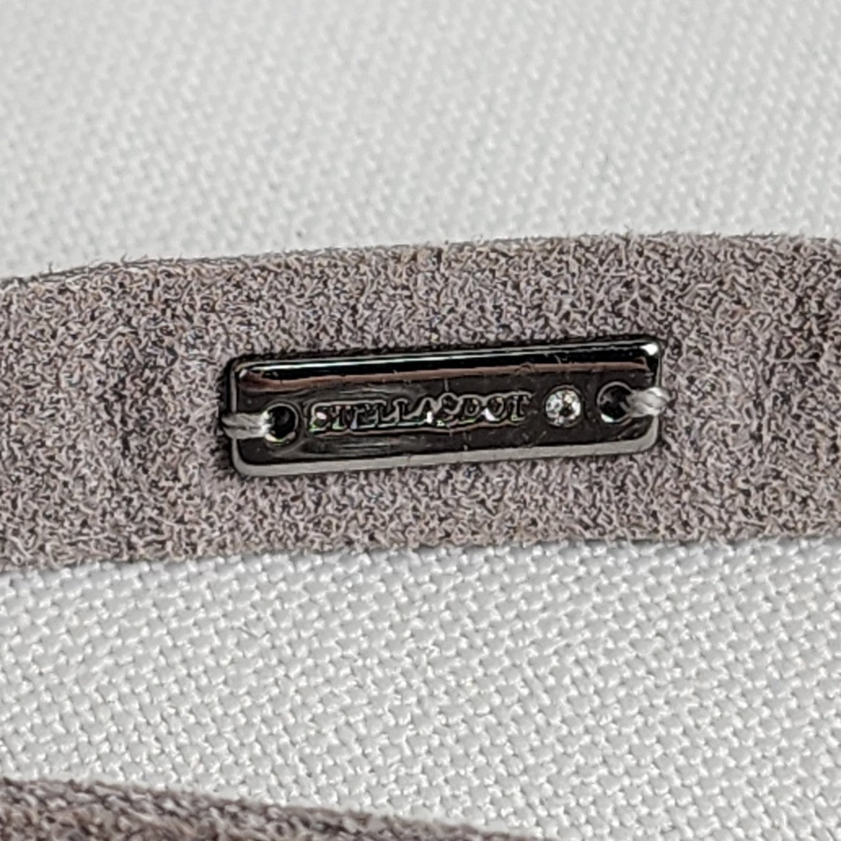Stella & Dot Dove Grey Leather Wrap Bracelet