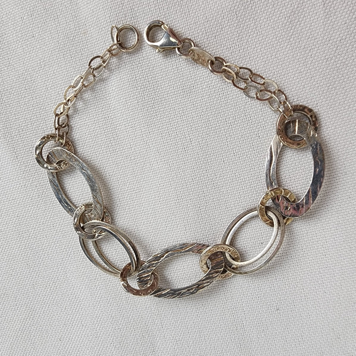 925 Italy Sterling Silver Link Bracelet