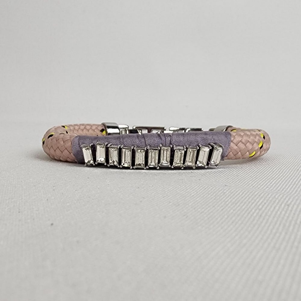 Stella & Dot Know the Ropes Blush Bracelet