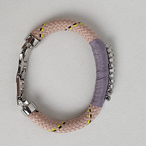 Stella & Dot Know the Ropes Blush Bracelet