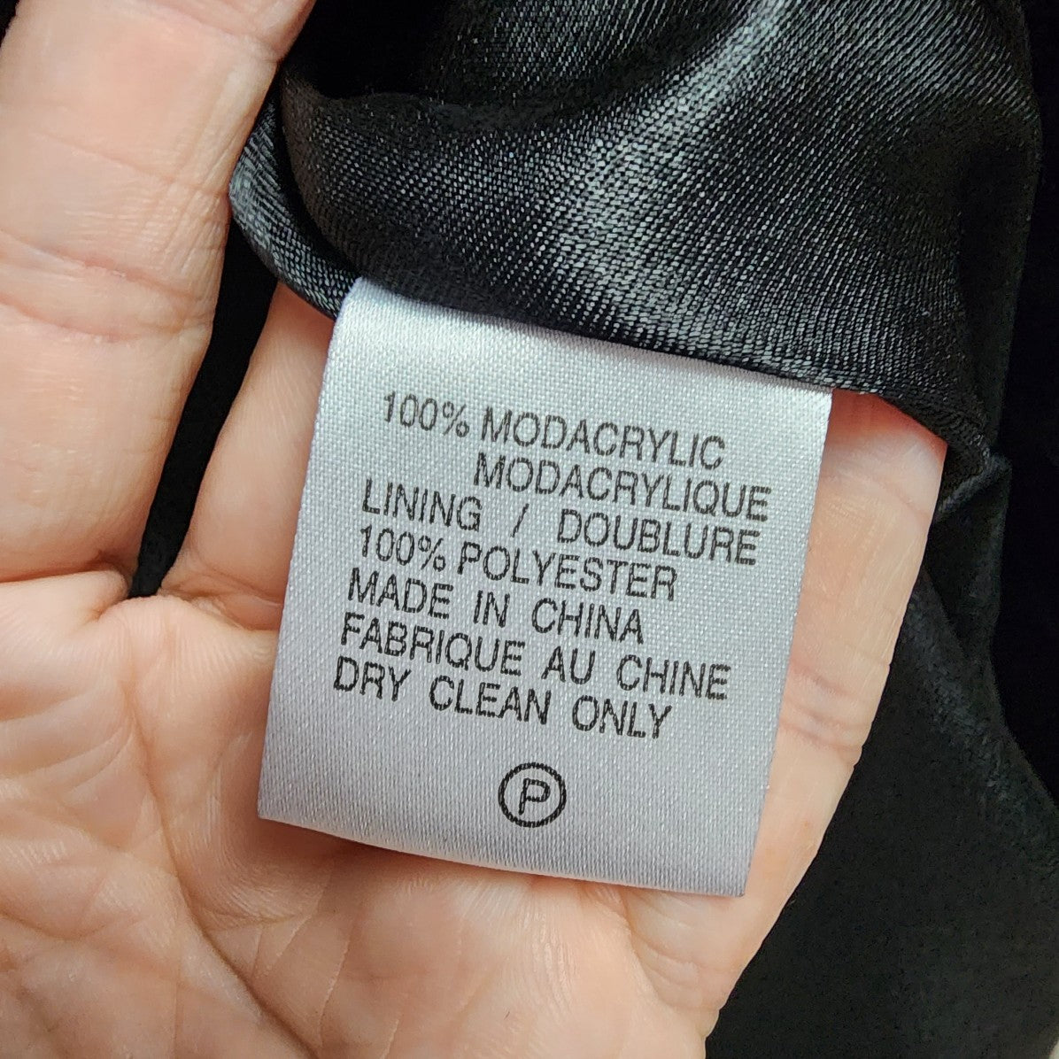 Unique Int'l Black Faux Fur Belted Jacket Size L