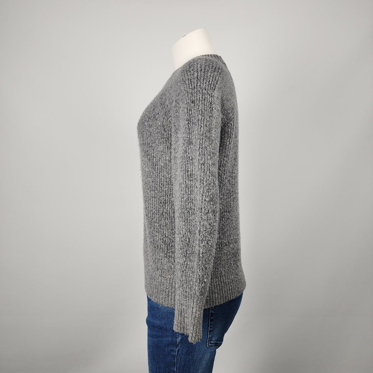 Top Shop Grey Wool Knit Sweater Size S