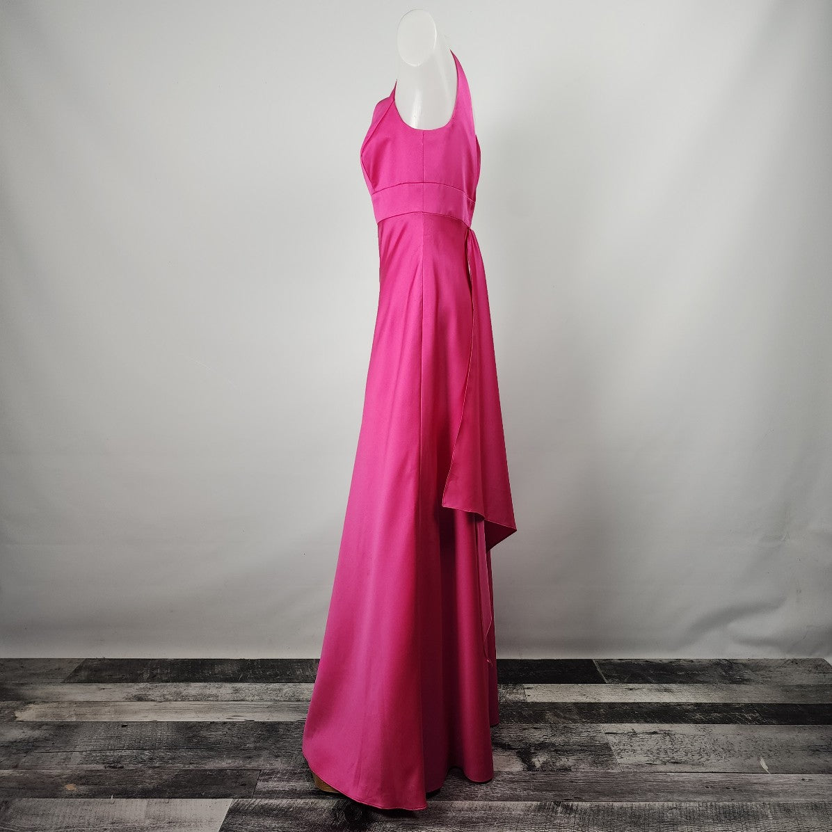 Alfred Angelo Pink Satin Bridesmaids Event Dress Size S – DYL Fashions