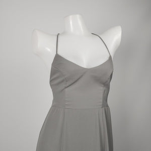 Show Me Your MUMU Grey Chiffon Long Gown Size S