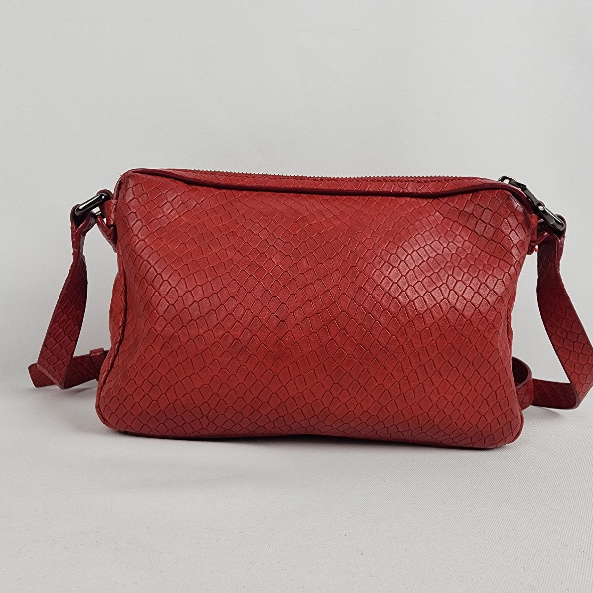 Marc Jacobs Red Leather Crossbody Purse