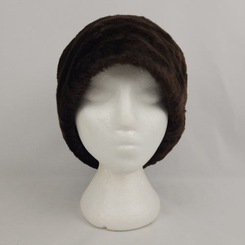 Spanner Brown Faux Fur Hat Size L/XL