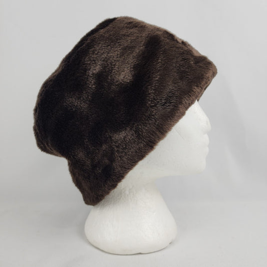 Spanner Brown Faux Fur Hat Size L/XL