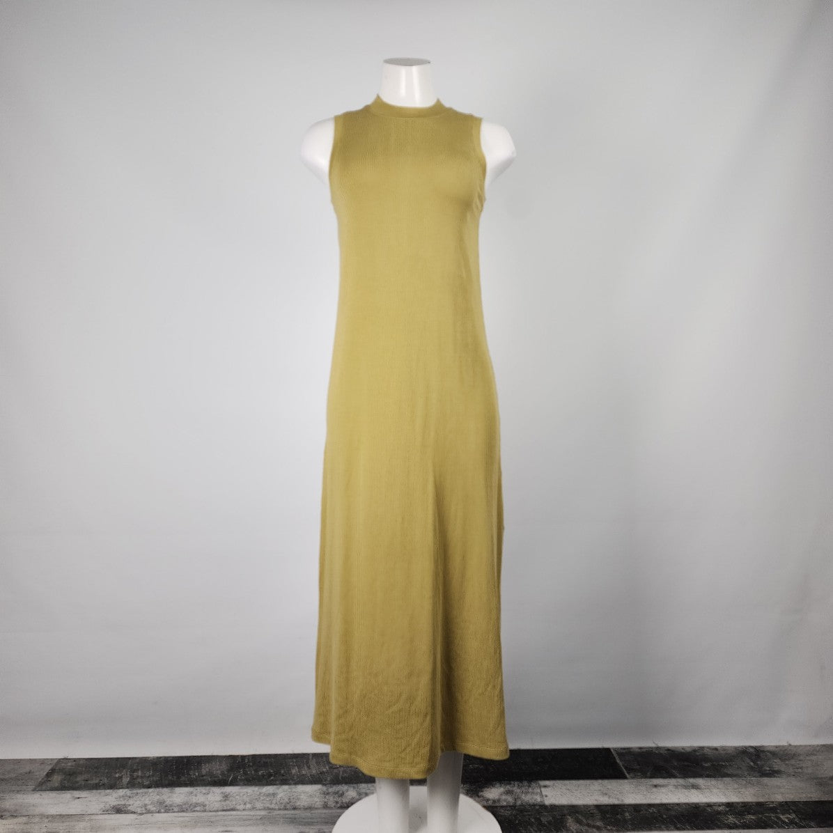 Richer Poorer Brown Sleeveless Ribbed Long Dress Size XS