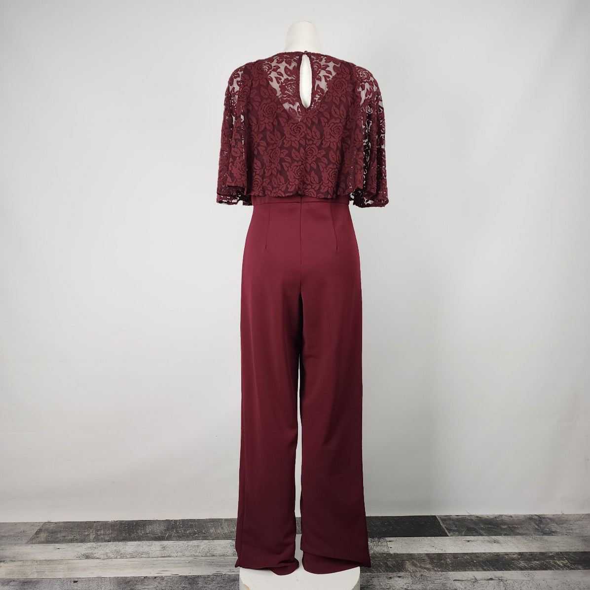 Maroon lace jumpsuit online