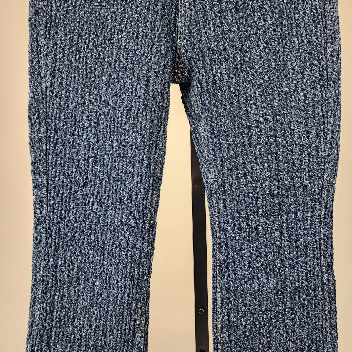 Vendor Smocked Denim Boot Cut Jeans Size S