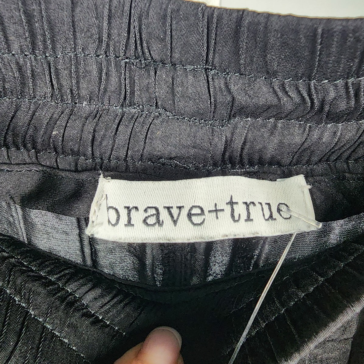 Brave + True Silky Black Straight Leg Pants Size M