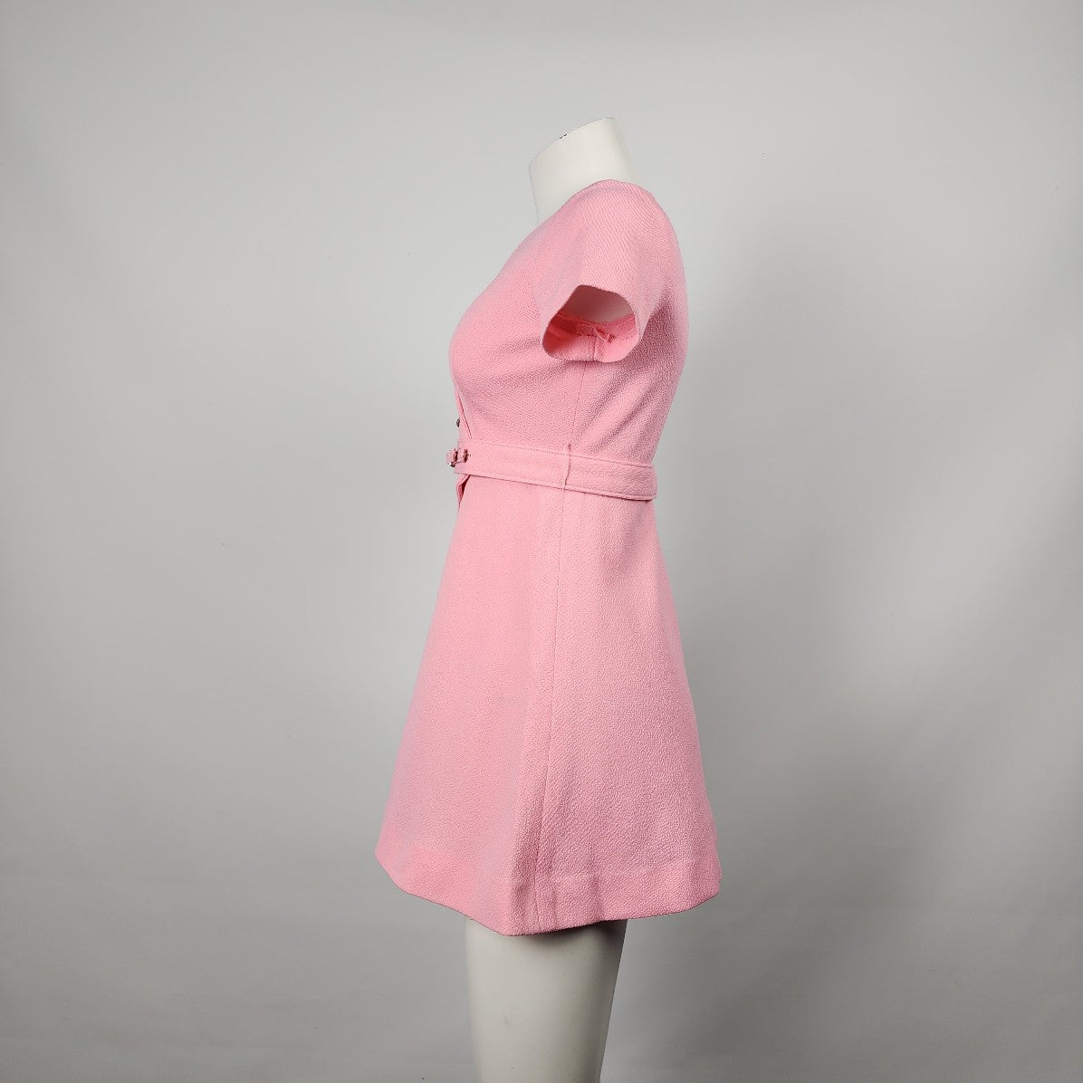 Hollinsworth Junior Miss Pink Tunic Top Mini Dress Size S