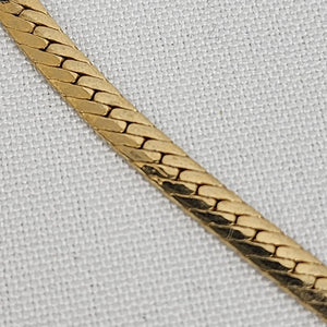 Vintage Avon Gold Tone Crystal Collar Necklace