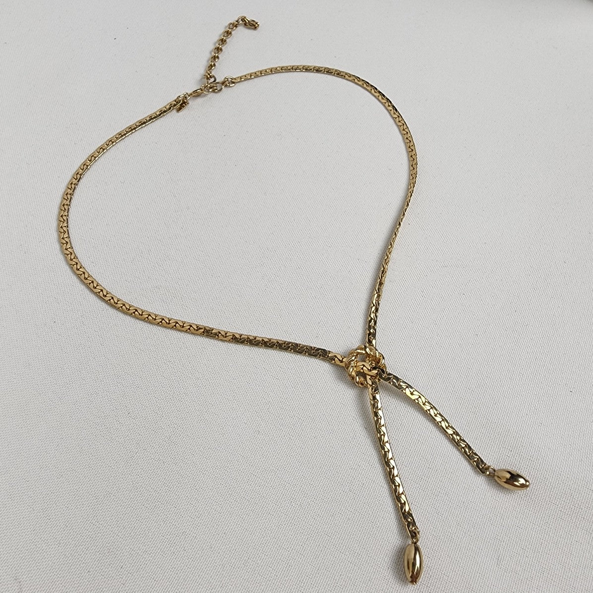 Vintage Sarah Coventry Gold Tone Rope Detail Necklace
