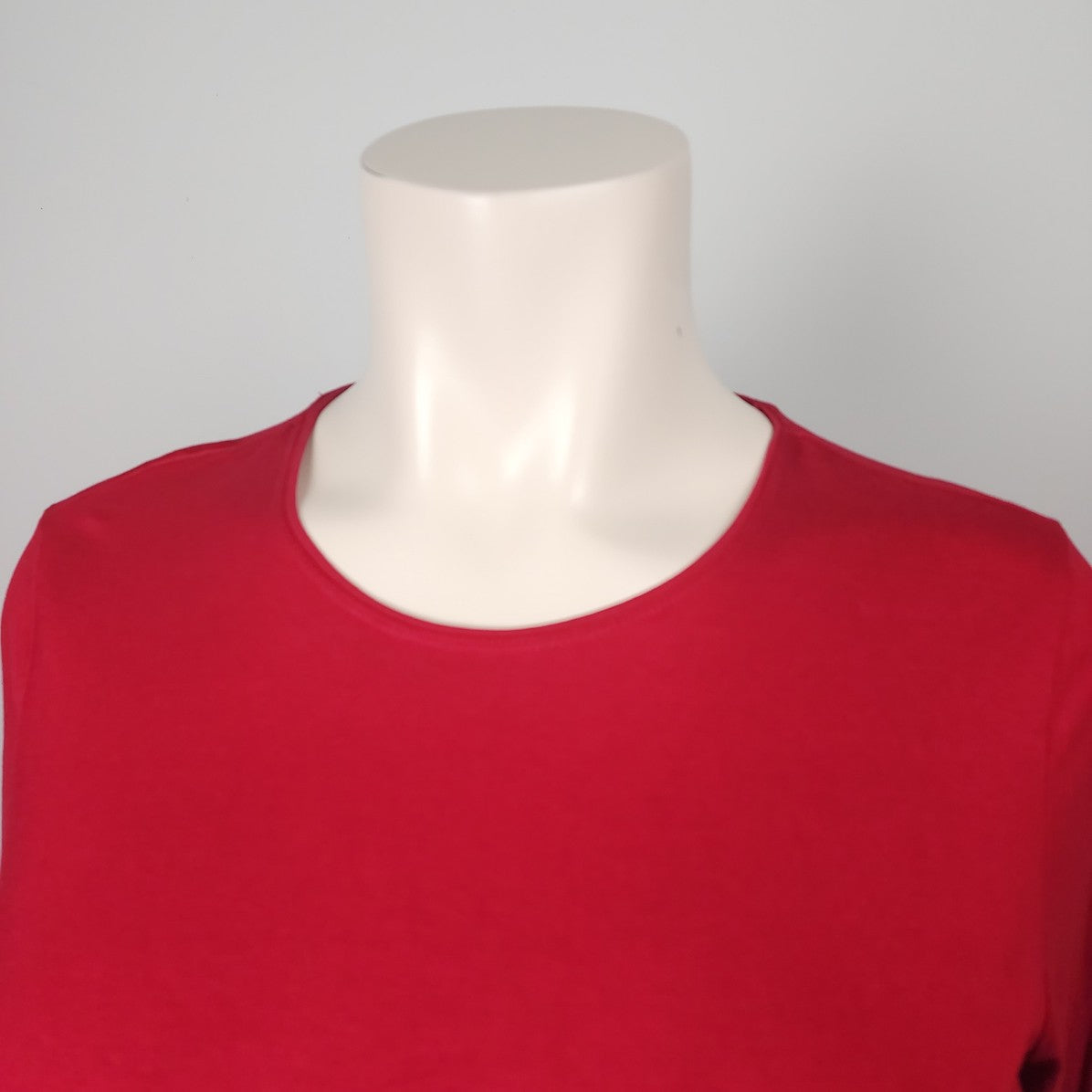 Chico's the ultimate tee Red Long Sleeve Top Size XL