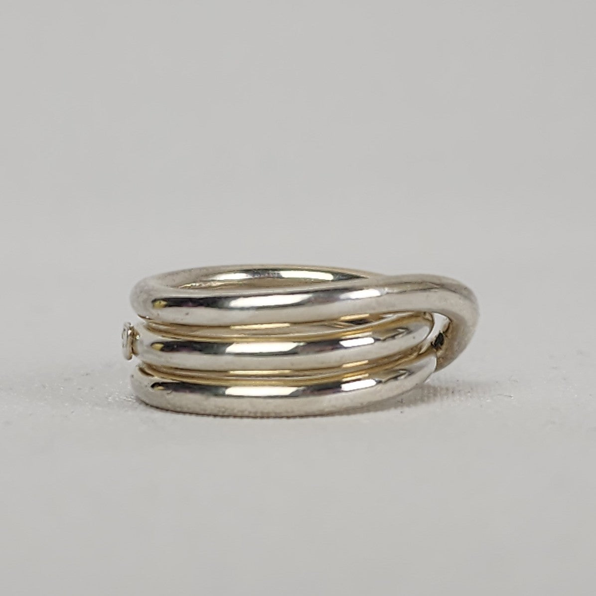 A&C Sterling Silver Stacked Ring Size 7.5