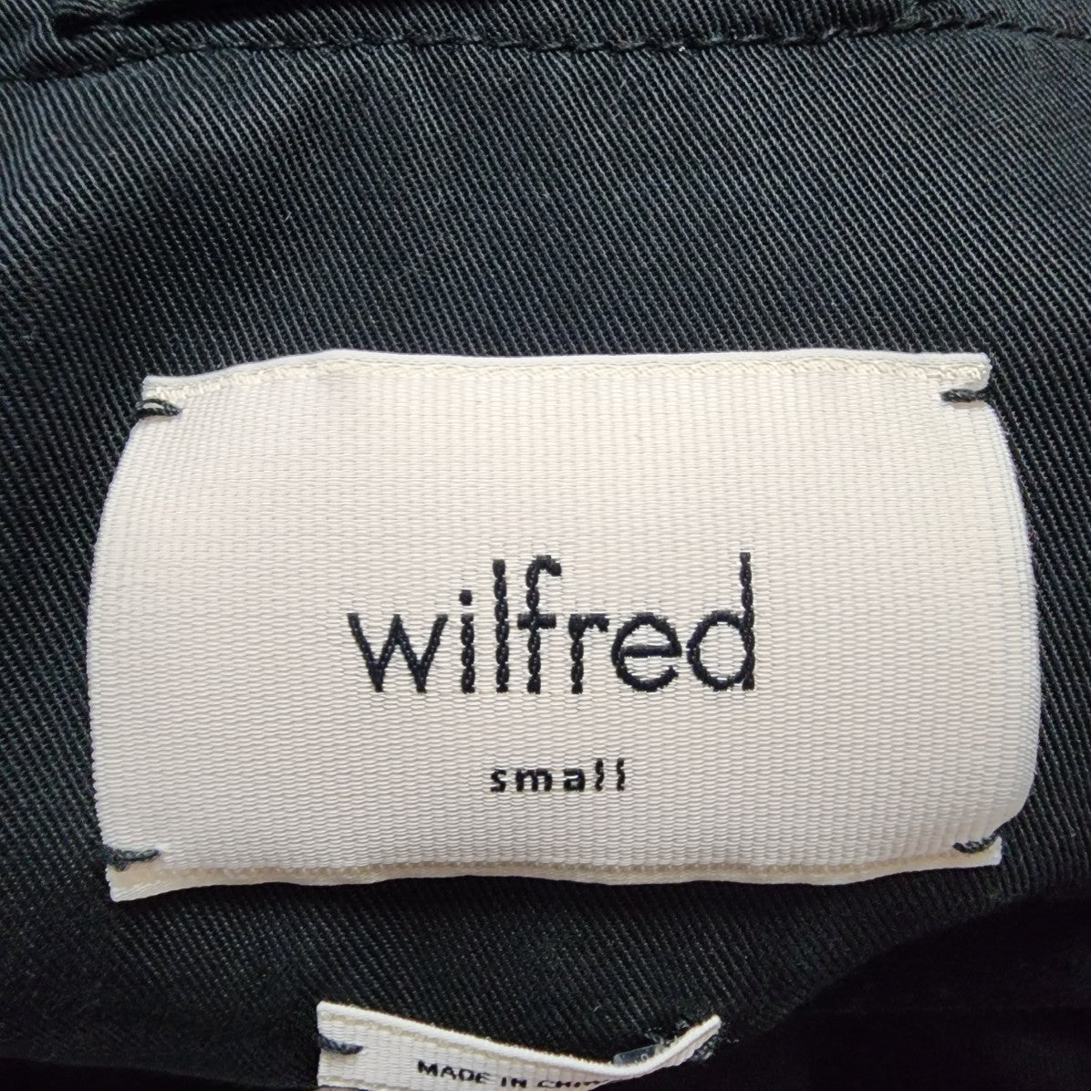 Wilfred Black Belted Light Jacket Size S