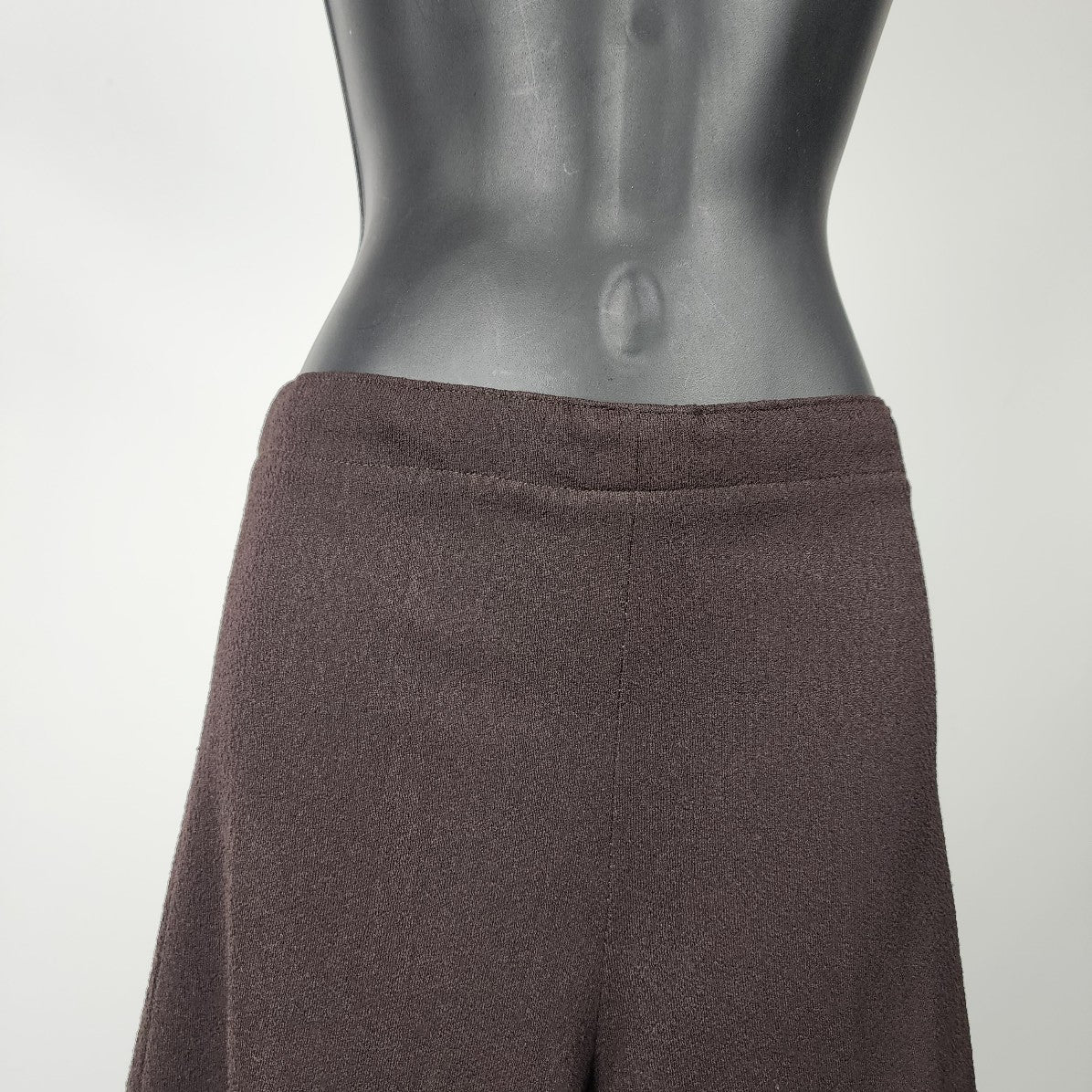 Vintage Handmade Brown Cropped Belle Bottom Pants Size S/M