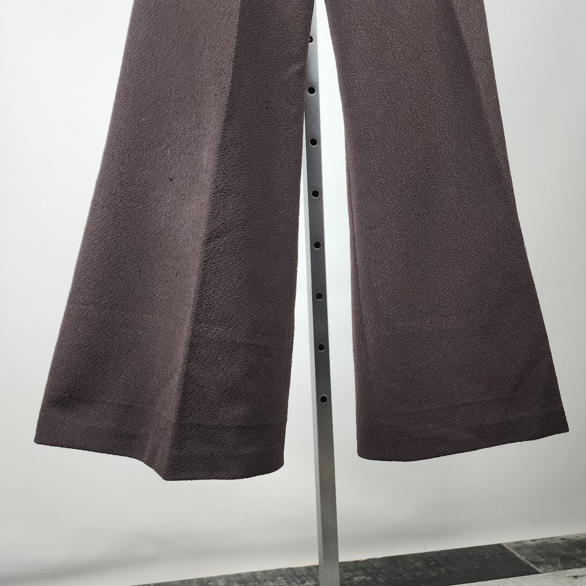 Vintage Handmade Brown Cropped Belle Bottom Pants Size S/M