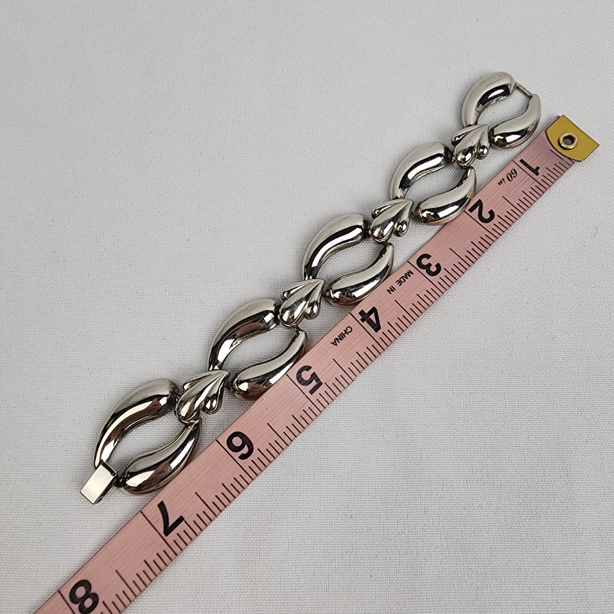 Vintage Silver Chain Link Bracelet